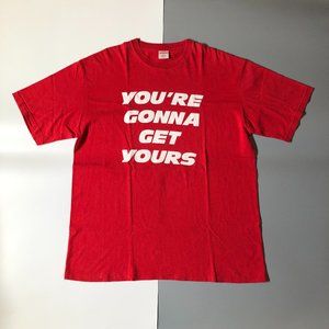 Supreme SS06 Public Enemy You’re Gonna Get Yours Tee Red XL Rare